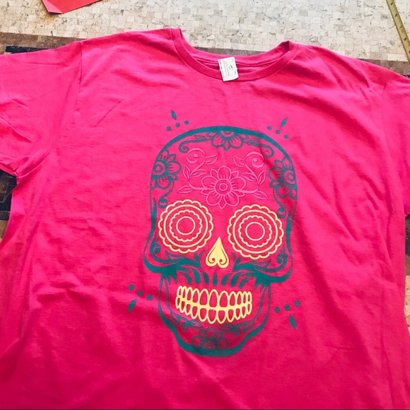 ar Skull “Day of The Dead” Graphic T-Shirt NWT - Picture 4 of 5